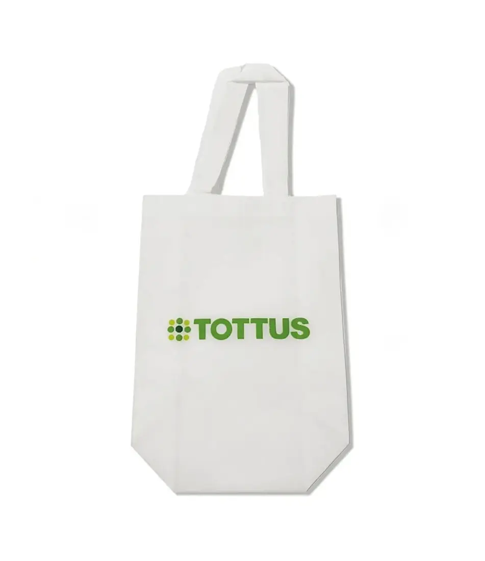Bolsa de lujo negra estampada en serigrafía